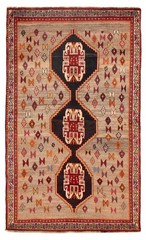 Traditional Vintage Hand-Knotted Area Rug 4’2″ x 6’9″ Oriental Wool Carpet