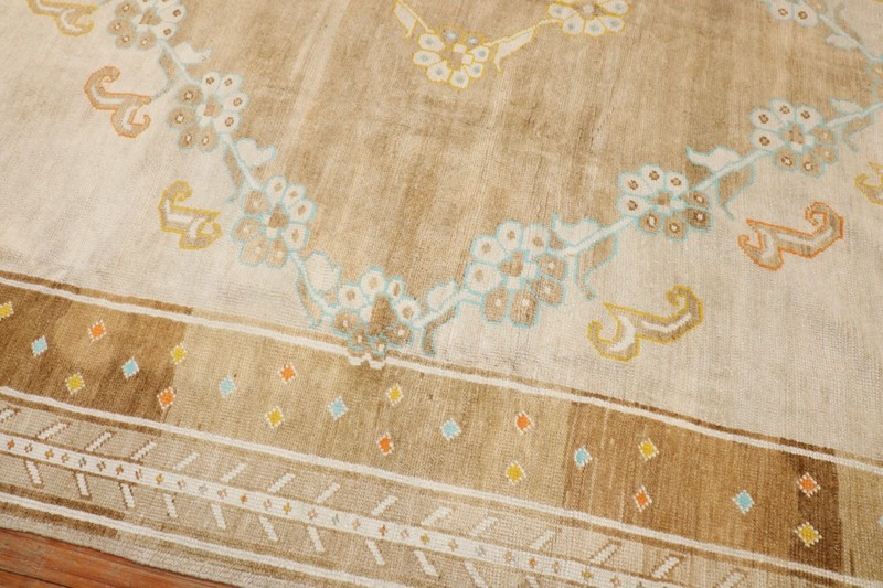 Vintage Awesome All Wool Kurdish Kars Rug Size 9'4''X13'8'' gallery