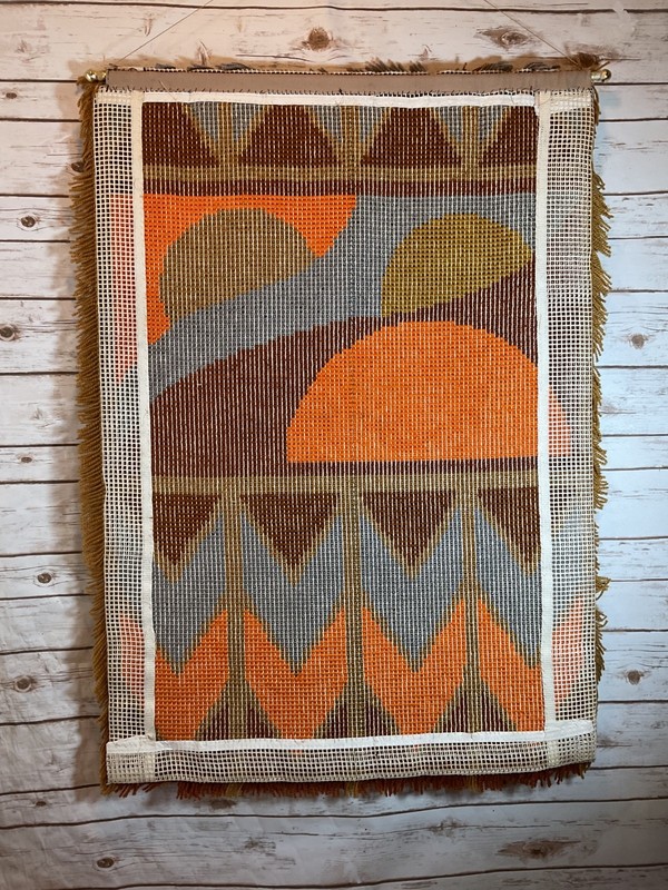 RYA Shag Rug Wall Art Vintage 60s 70s MID-CENTURY MODERN MCM Sweden gallery