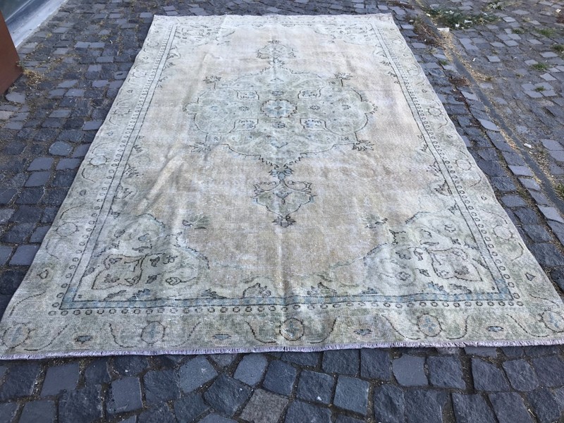 Turkish Vintage Rug, Handmade Wool Rug, Bohemian Large Rug, 6,2 x 10, ft gallery