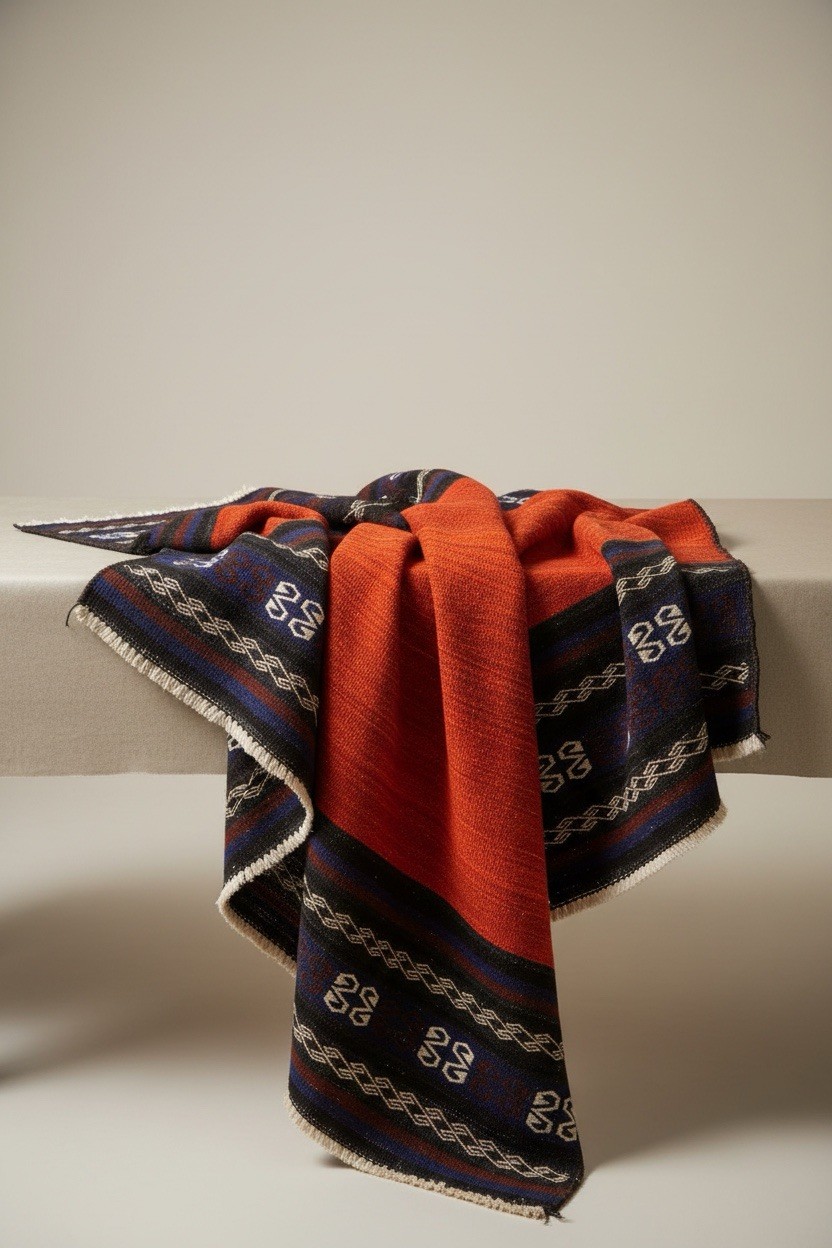 3x3 ft Handwoven Turkish Kilim Rug - Vintage Square Kilim gallery