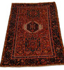 Karejeh rug Hand-knotted Beige Red - 5'0" x 6'5" gallery