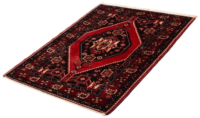 Traditional Vintage Hand-Knotted Area Rug 4'11" x 6'7" Oriental Wool Carpet gallery