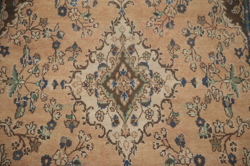 Floral Wool Handmade Area Rug 7x10 Traditional Medallion Room Size Carpet gallery