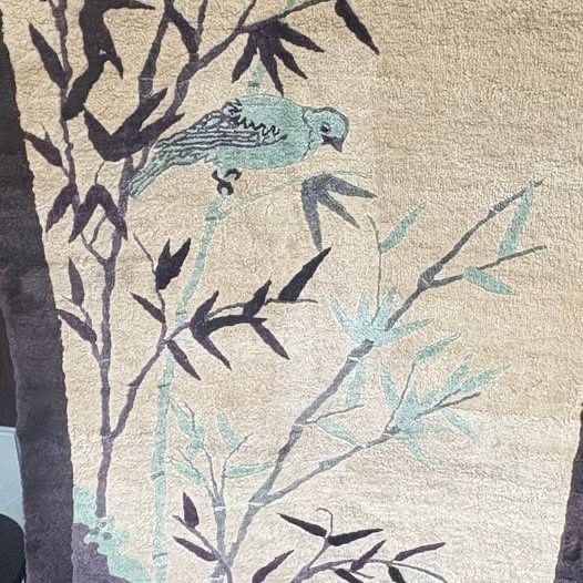 Vintage Asian Rug / Wall Hanging / Textile Art gallery