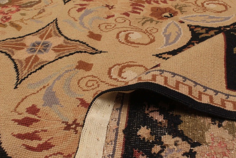 Vintage Hand Woven Area Rug 6'0" x 8'11" Traditional Wool Oriental Carpet gallery