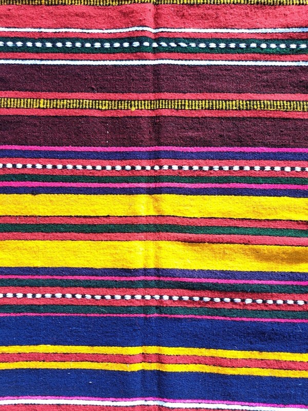 Handmade Western Anatolian Kilim Rug from Turkey - 189 cm x 141 cm gallery