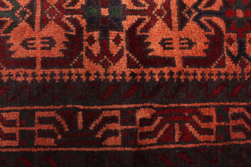 Vintage 4'3" x 6'8" Traditional Hand Knotted Vegetable Dye Wool Area Rug gallery