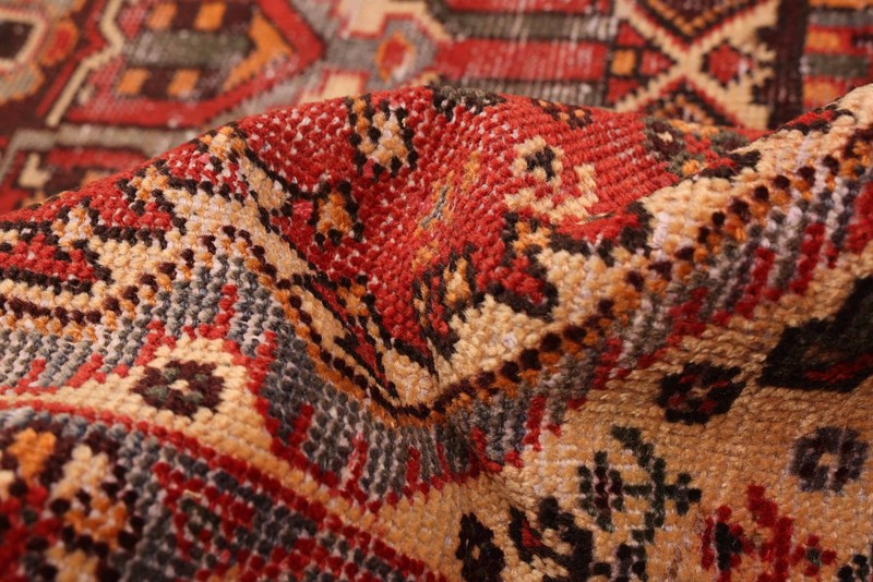 Vintage Hand-Knotted Carpet 4'11" x 9'8" Traditional Oriental Wool Area Rug gallery