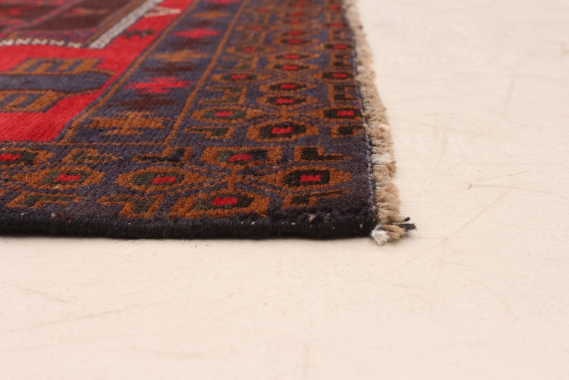 Vintage 3'7" x 6'3" Traditional Hand Knotted Vegetable Dye Wool Area Rug gallery