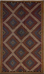 Vintage 6’0″ x 10’6″ Traditional Wool Hand Woven Oriental Area Rug