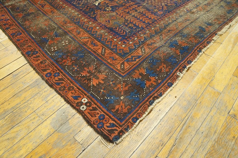 Mid 19th Century Antique Tribal Afghan tribal Rug gallery