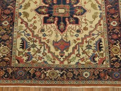 Antique Serapi Rug 5’4”x6′