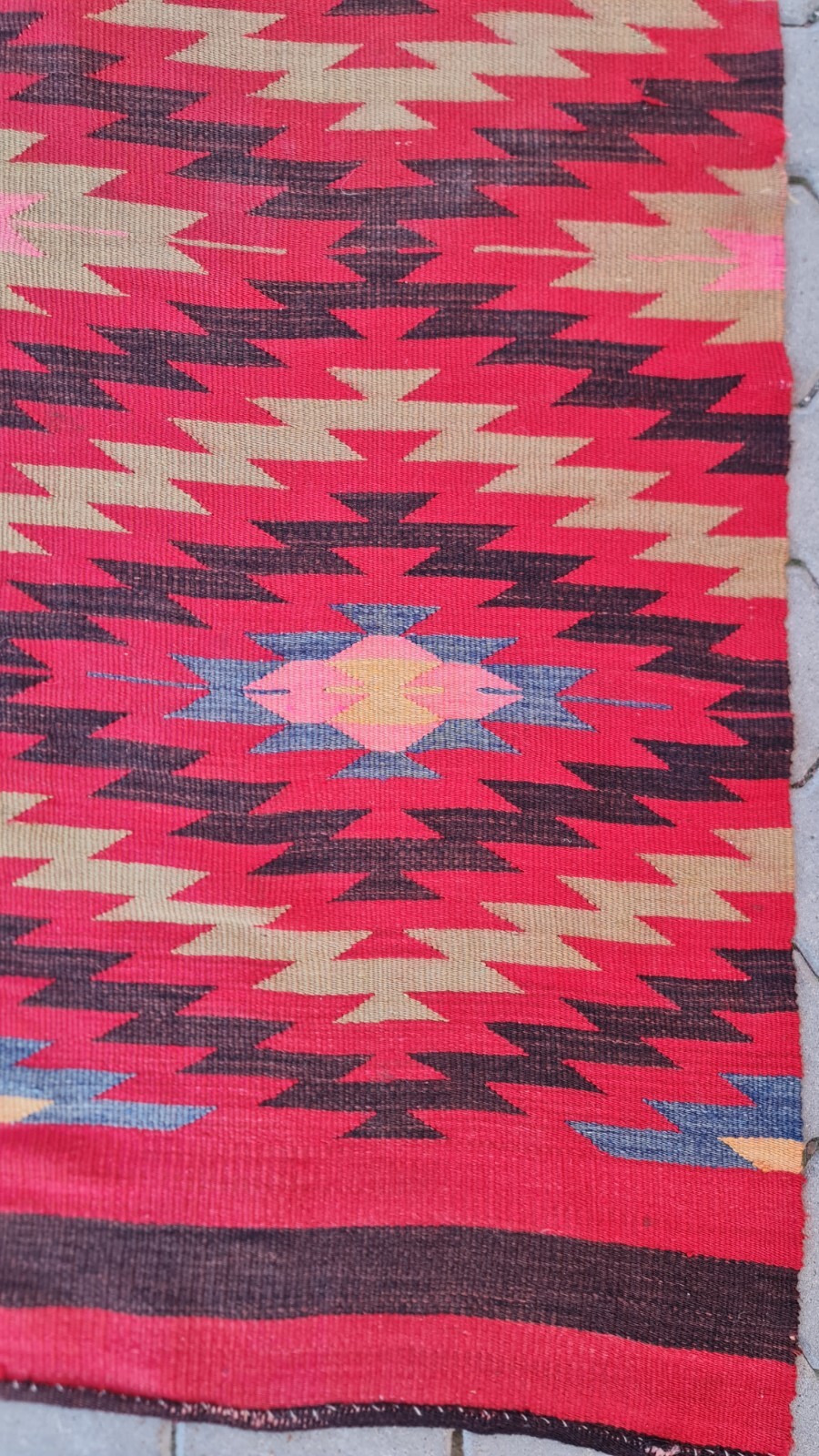 Antique Kilim, rug from Monastery, oriental kilim, Armenian Rug, Geometric kilim gallery