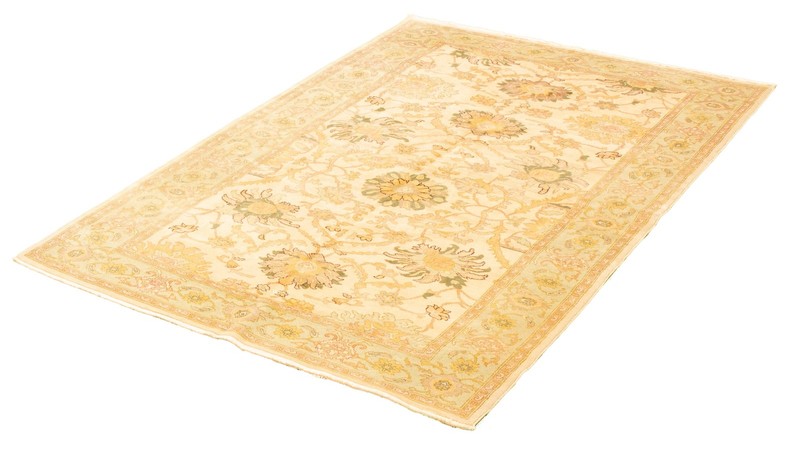 Vintage Hand-Knotted Area Rug 5'11" x 8'10" Traditional Oriental Wool Carpet gallery
