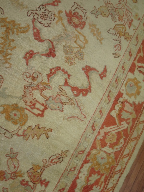 Antique Gorgeous Turkish Oushak Ushak Rug Size 10'6''x13'3'' gallery