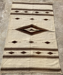 Vintage Handmade Turkish Tribal Wool Kilim Rug 175×106 cm