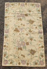 Vintage Hand Woven Traditional Kashmiri Multicolor Kilim Rug Carpet 96×59 cm