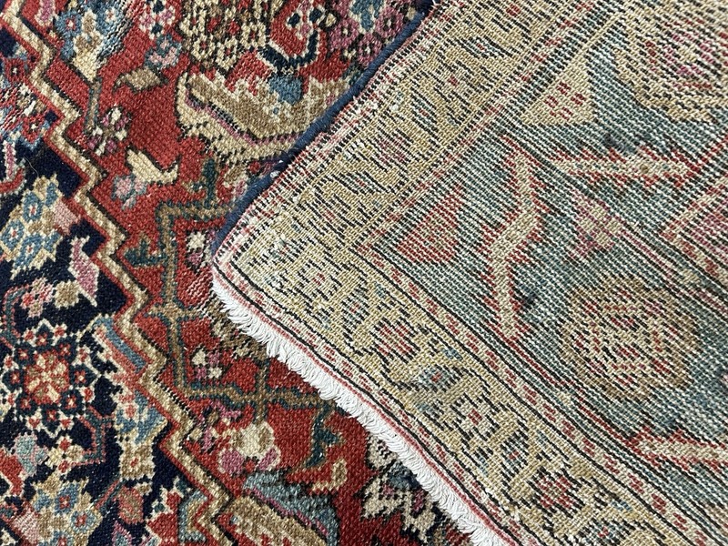 Impossibly Fine Antique Malayer Rug Circa 1900 All Vegetable Dyes 5’5 X 16 gallery