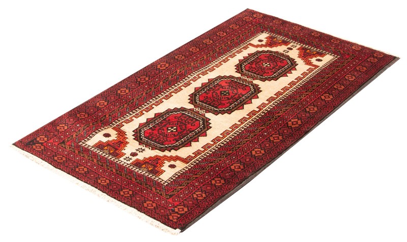 Traditional Vintage Hand-Knotted Area Rug 3'3" x 5'11" Oriental Wool Carpet gallery
