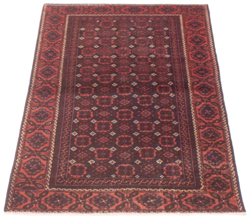 Vintage 3'2" x 6'0" Traditional Hand Knotted Vegetable Dye Wool Area Rug gallery