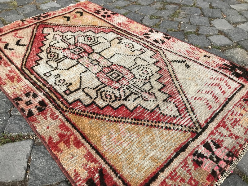 Handmade Rug Turkish Area Rug Vintage Rug Oushak Rug Antique Rug Bohemian Rug gallery