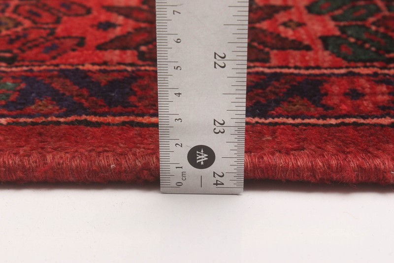 Vintage 4'3" x 6'11" Traditional Hand Knotted Vegetable Dye Wool Area Rug gallery