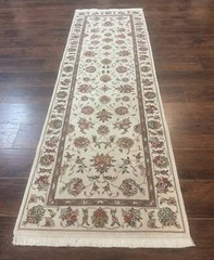 Pak Per’sian Runner Rug 2.6 x 8 ft Oriental Carpet for Hallway/Kitchen Wool Silk