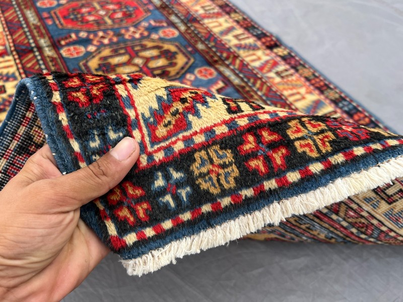 2'4 x 4'6 ft Vintage Caucasian Kazak Rug Afghan Hand Knotted Tribal Kitchen Rug gallery