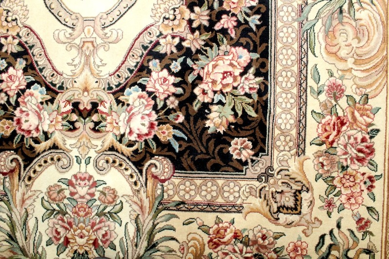 8X6 BREATHTAKING MASTERPIECE MINT 400KPSI 50RAJ HAND KNOTTED WOOL TABRIZZ RUG gallery