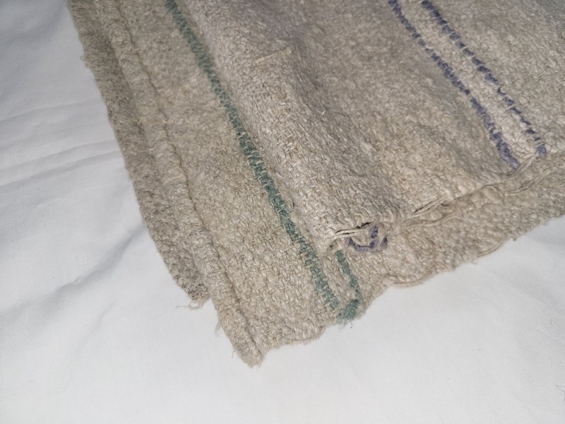Vintage Fabric Homespun Handmade Old Made in Ukraine Floor Runner 170 x 68 cm gallery