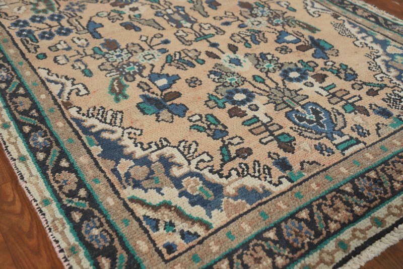 Vintage Wool Handmade Runner Rug 3x10 Floral Traditional Hallway Carpet gallery