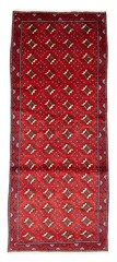 3’8″ x 9’2″ Vintage Hand-knotted Runner Rug Traditional Oriental Wool Carpet