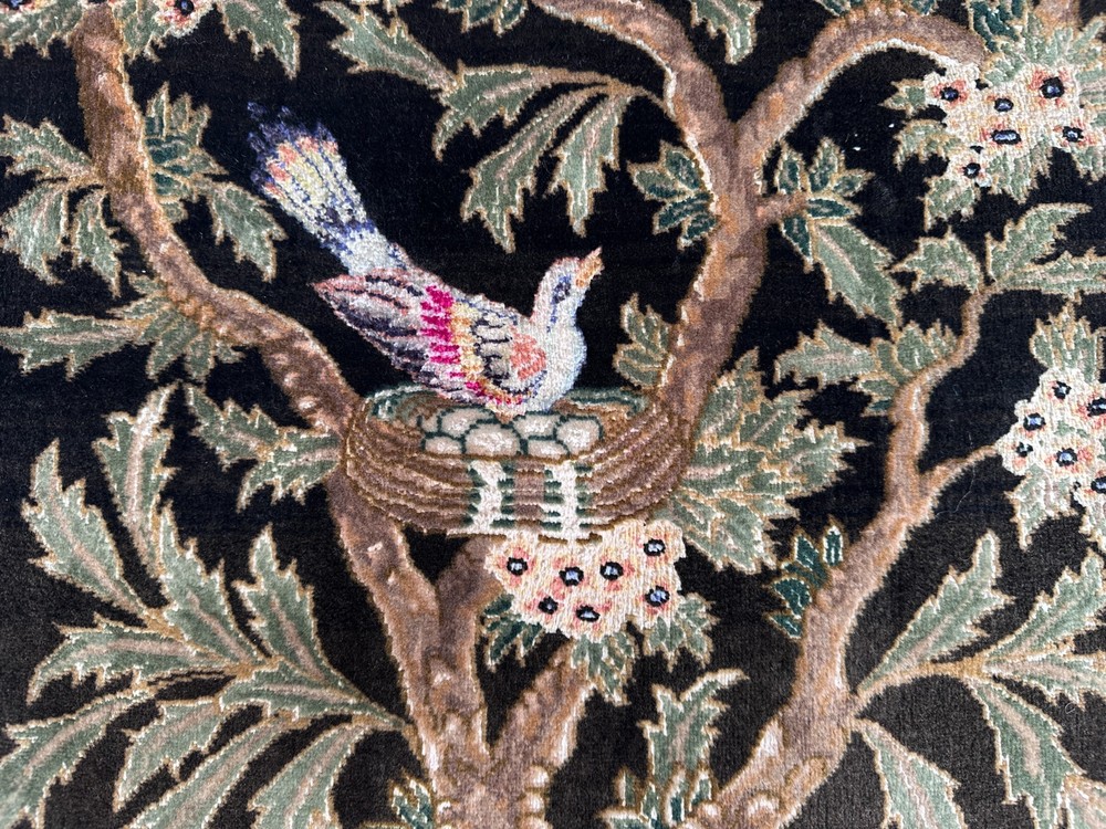 COLLECTORS ITEM Vintage Stunning Birds Pictorial Wall Hang For Kids Room Carpet