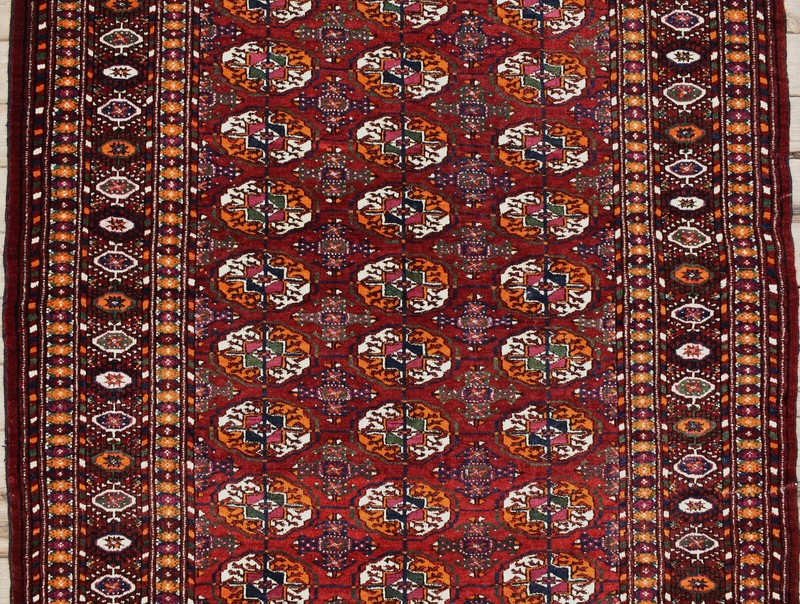 Turkoman Rug 44''x68'' Hand Woven Oriental Carpet 112x175cm Tribal Eclectic Rug gallery