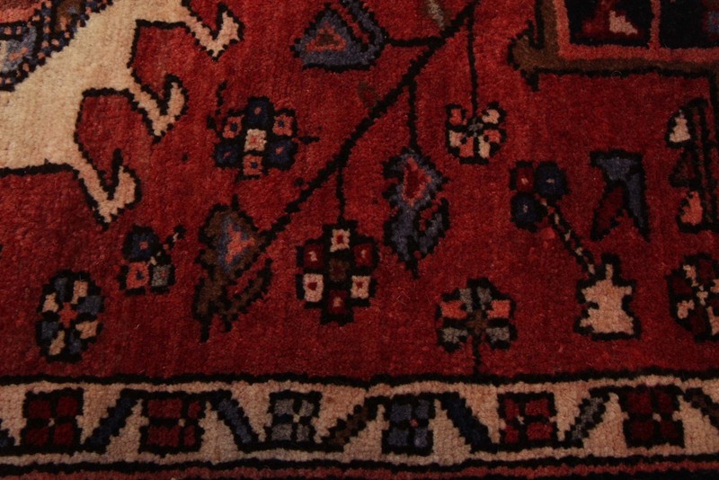 3'6" x 14'4" Vintage Hand-knotted Runner Rug Traditional Oriental Wool Carpet gallery