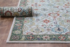 Woman Weaver New catherine multi HandMade Traditional Parsian Wool Area Rug