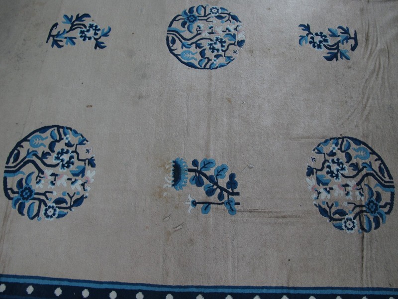 Hand Knotted Antique Chinese Peking Rug, 12 ft 3 in x 9 ft 3 in gallery