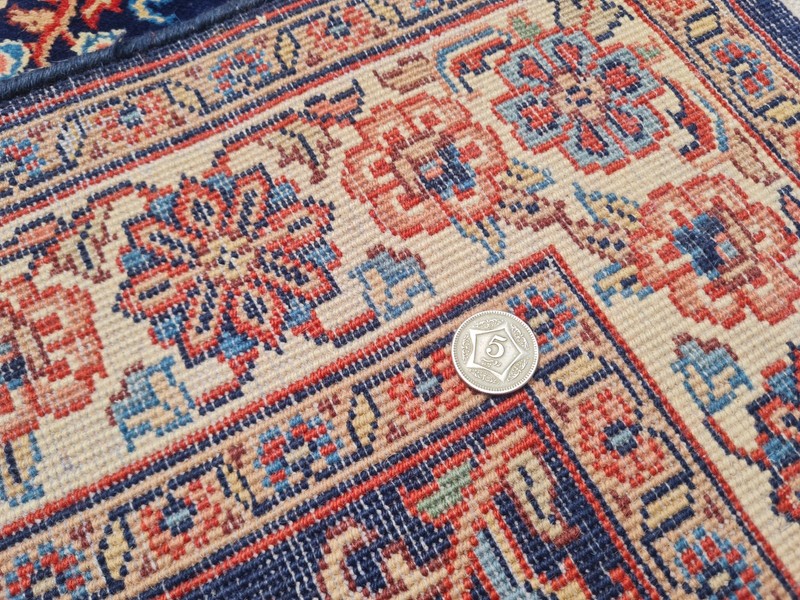 Amazing Hand Knotted Vintage Tribal Saroukh Wool Area Rug 5.3 x 2.11 Ft gallery