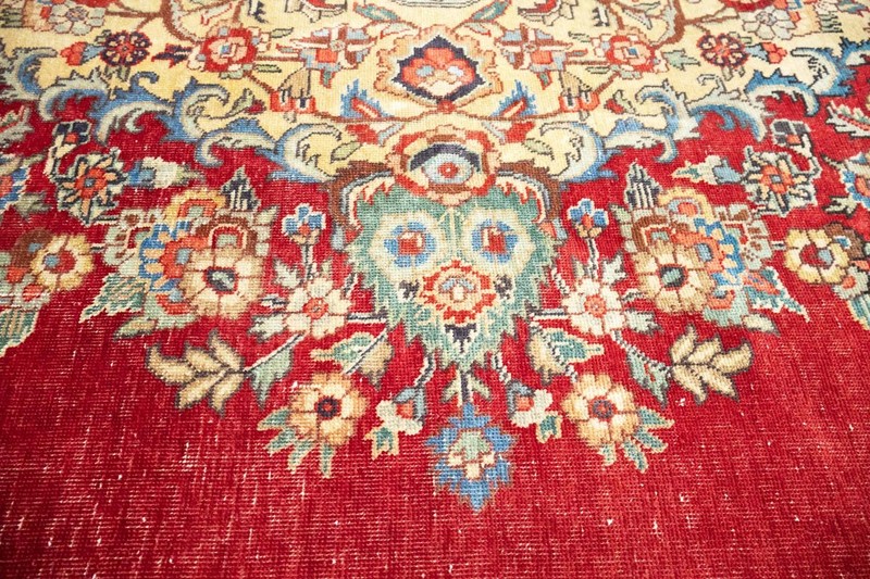 Semi-Antique Distressed Oriental Rug Muted Colors Living Room Carpet 10x13 Ft gallery