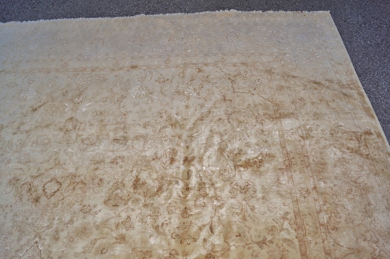10x14ft Antique Handmade Washed out American Rug 60 Raj KPSI 400 gallery