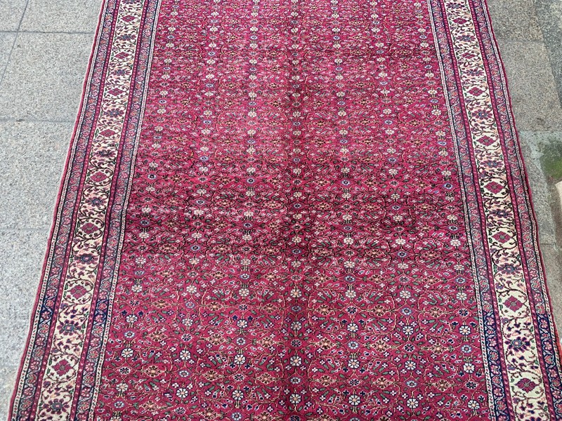 5'1'' X 6'11'' Vintage Natural Color Village Rug Handmade Rug.SKU:K1715 gallery
