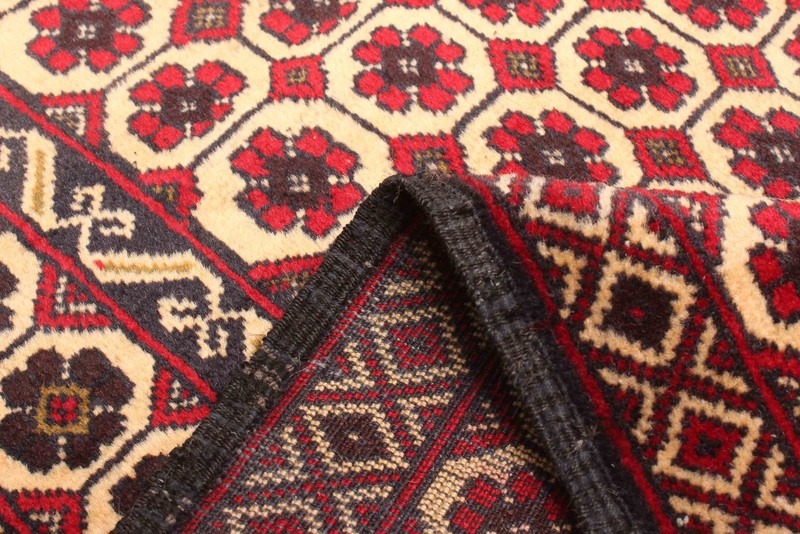 Vintage Traditional Hand-Knotted Area Rug 3'11" x 6'4" Oriental Wool Carpet gallery