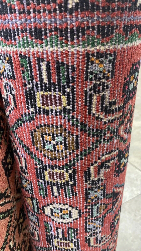 Exquisite Vintage 1930-1940's Wool Pile Vgy Dyes High-Karabahk Runner 2’8”x9’6” gallery