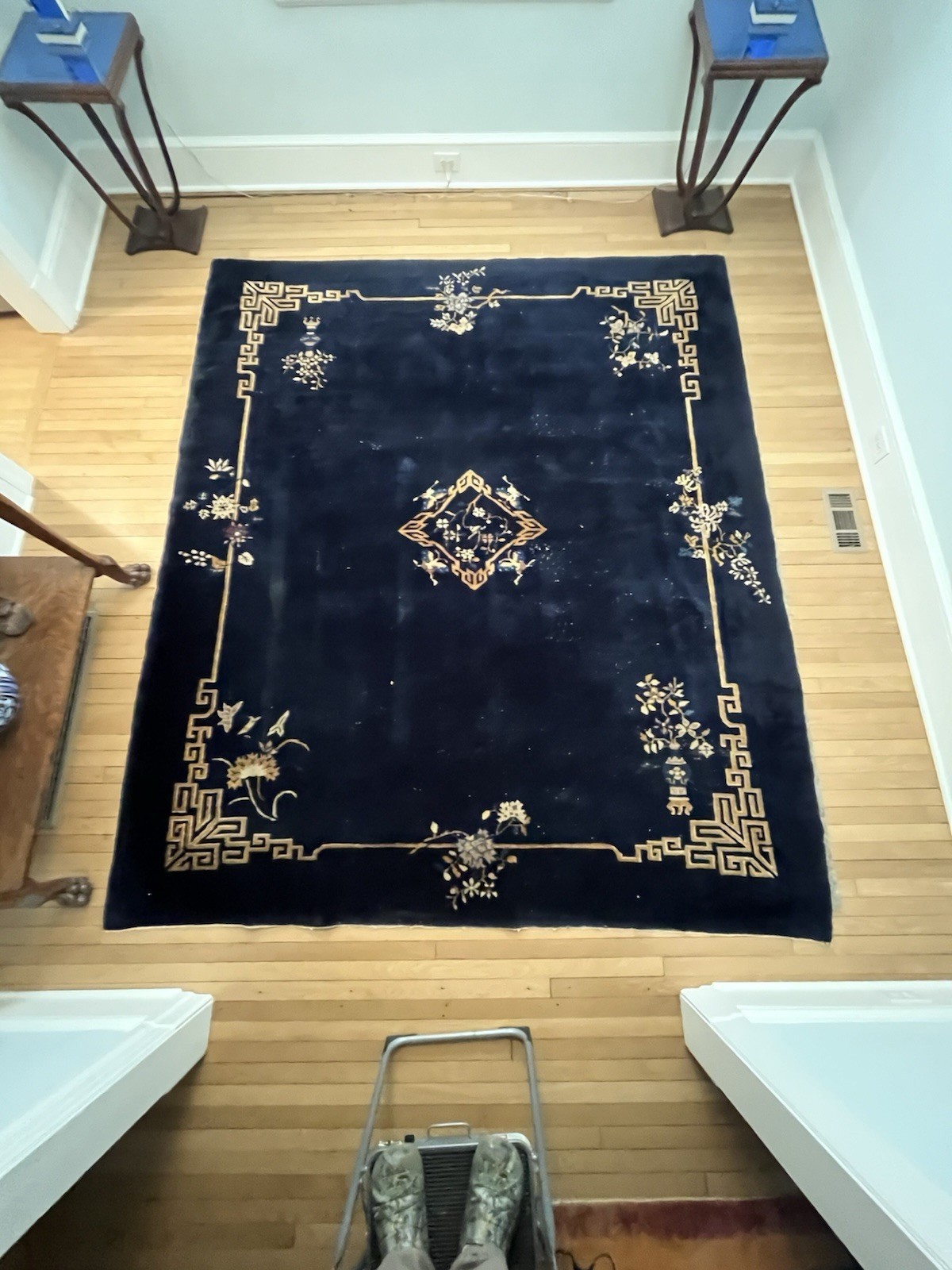 Beautiful Nichols Style Art Deco Rug 4x6 Ft gallery