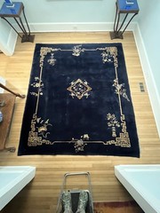 Beautiful Nichols Style Art Deco Rug 4×6 Ft