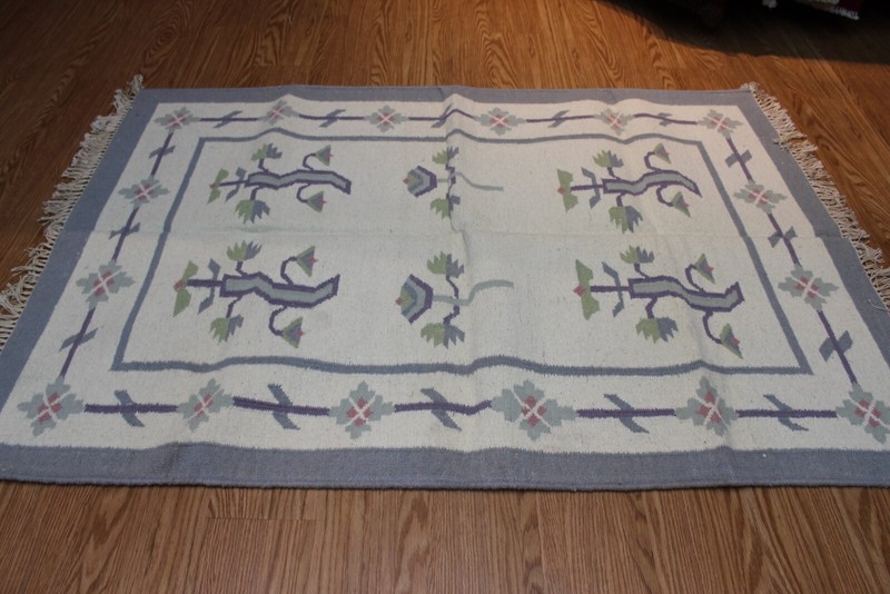 4' x 6' handmade carpet hand-woven rug CLOSE OUT SALE PRICE gallery