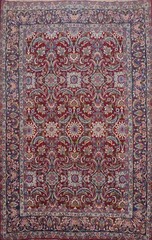 Antique Vegetable Dye Living Room Rug Area Traditional Floral Wool Carpet 10×14