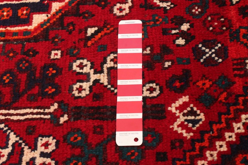 Vintage 4'1" x 5'10" Traditional Hand Knotted Vegetable Dye Wool Area Rug gallery