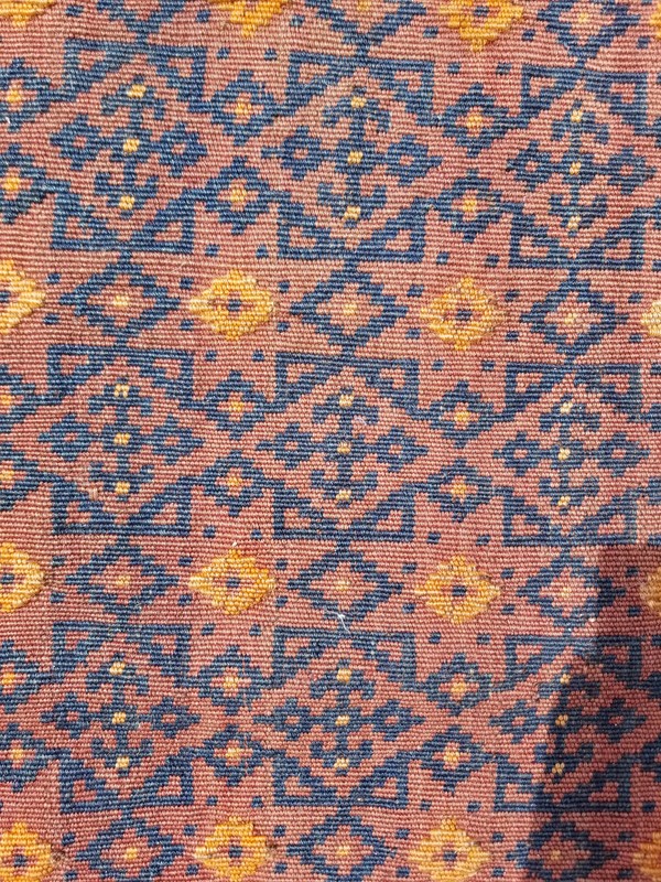 Vintage Traditional Handmade Middle Eastern Wool Multicolor Kilim 2.9x1.5 ft gallery